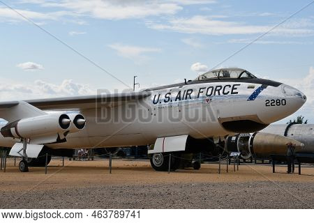 Albuquerque Nm - Jul 24: Heritage Park At National Museum Of Nuclear Science And History In Albuquer