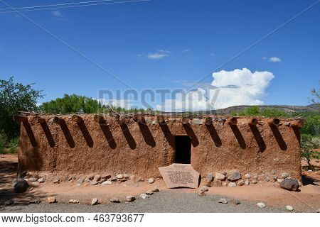 Driving Along Jemez Mountain National Scenic Byway In New Mexico