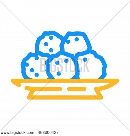 Kashk Milk Product Color Icon Vector. Kashk Milk Product Sign. Isolated Symbol Illustration
