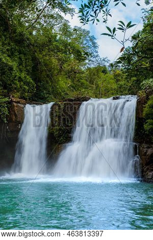 Waterfall At Koh Kood Island Thailand, Khlong Chao Waterfall Koh Kood