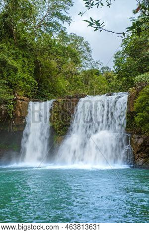 Waterfall At Koh Kood Island Thailand, Khlong Chao Waterfall Koh Kood