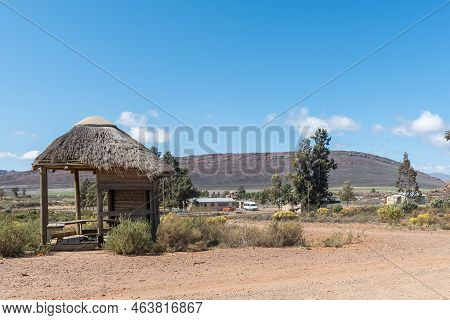Cederberg, South Africa - Sep 4, 2022: Rosendal Primary School On The Ceres To Matjiesrivier Road In