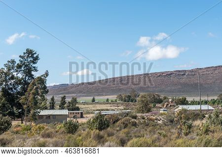 Cederberg, South Africa - Sep 4, 2022: Rosendal Primary School On The Ceres To Matjiesrivier Road In