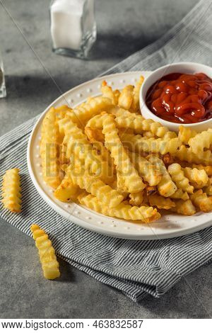 Homemade Crinkle Cut French Fries