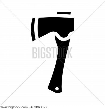 Hatchet Hatchet Glyph Icon Vector. Hatchet Hatchet Sign. Isolated Symbol Illustration