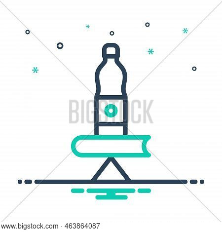 Mix Icon For Stable Bottle Book Static Constant Balanced Permanent Balance Equilibrium
