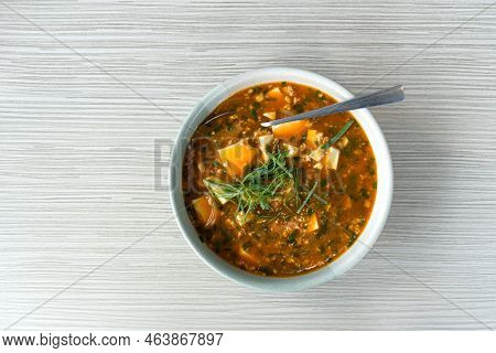 Japanese Mapo Tofu (mabo Dofu) Made With Ground Pork, Tofu And Onions Served In A Fragrant Miso And 