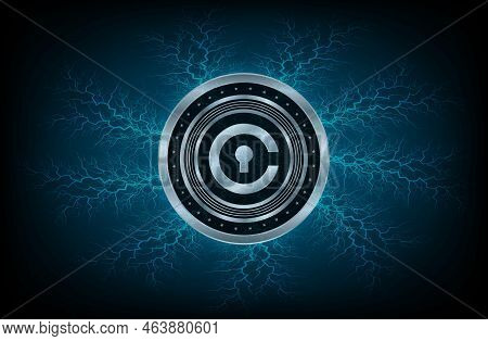 Images Of Civic-cvc Virtual Currency. 3d Illustrations