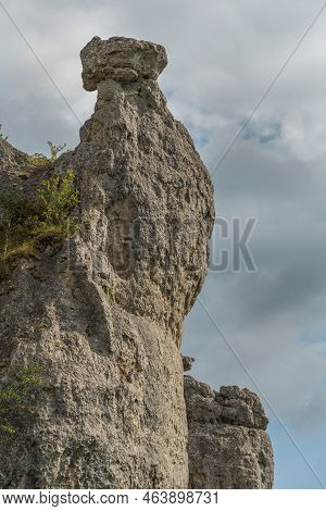 Remarkable Rock In The City Of Stones, Within Grands Causses Regional Natural Park, Listed Natural S