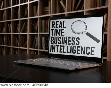 Real Time Business Intelligence Rtbi Is Shown Using A Text