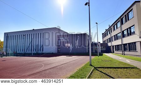 Warsaw, Poland. 10 October 2022. Primary School Building Nr 404.