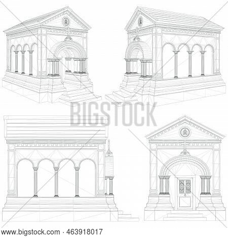 Mausoleum Grave Vector 02.eps