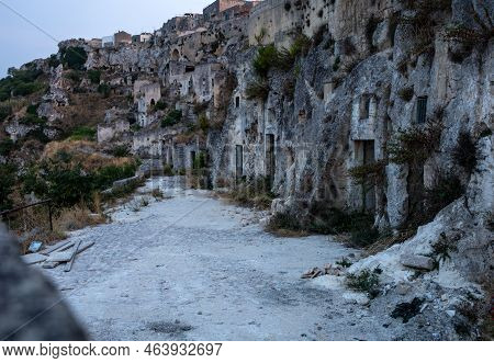 Sasso Caveoso Is Not A Renovated Part Of Sassi Di Matera, The Historical District Of Matera. Basilic