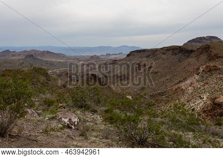 View Of The Mount Nutt Wilderness A Dry Desert Environment, Photo Taken From The Sitgreaves Pass Vie
