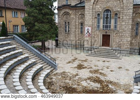 Banja Koviljaca, Serbia, Guchevo, Loznica, September 30, 2022 Rehabilitation Center With Sulfur And 