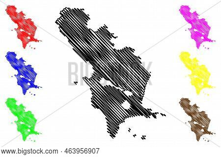 Tresco Island (united Kingdom Of Great Britain And Northern Ireland, England, Isles Of Scilly) Map V