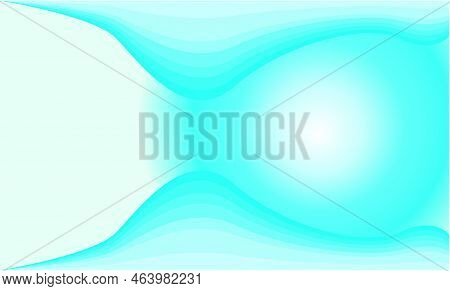 Blue Ocean Color Background For Social Media Design Ripples Pattern Vector Illustration.
