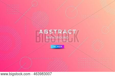 Modern Abstract Pink Soft Dynamic Geometric Shape Compositon Background. Eps10 Vector