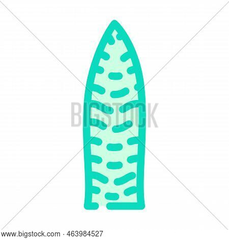 Sansevieria Tropical Leaf Color Icon Vector. Sansevieria Tropical Leaf Sign. Isolated Symbol Illustr