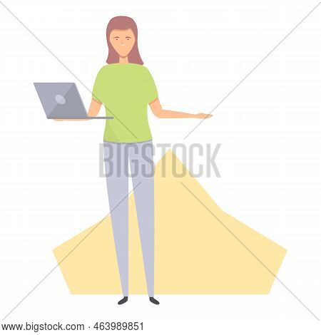 Benchmark Indicator Icon Cartoon Vector. Cost Quality. Compare Time