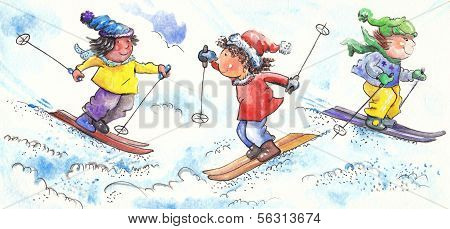 Young Skiers