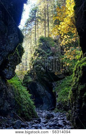Cracow gorge in Tatra Mountains, Poland