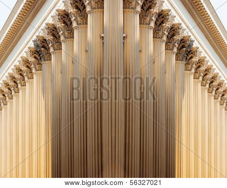 Pillars In Row