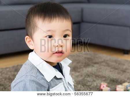 Asian little boy