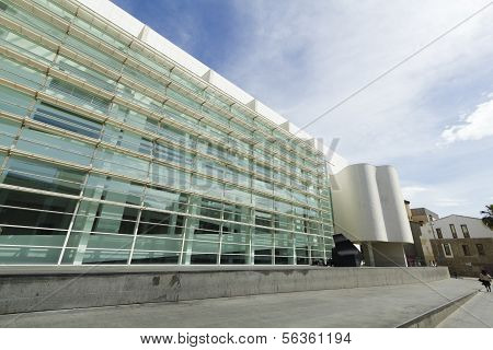 Macba Museum In Barcelona, Spain.