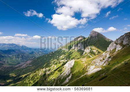 夏天山山脊-高塔特拉、 斯洛伐克、 欧洲