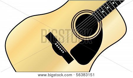 Chitarra acustica acero