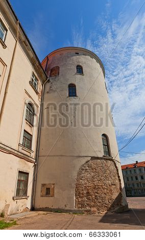 Holy Spirit Tower (xiii C.) Of Riga Castle, Latvia