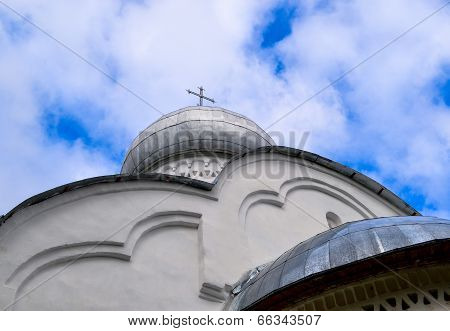 Church dome with a cross