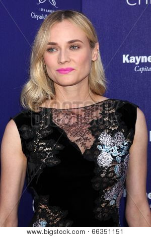 LOS ANGELES - JUN 7:  Diane Kruger at the 13th Annual Chrysalis Butterfly Ball at Private Mandeville Canyon Estate on June 7, 2014 in Los Angeles, CA