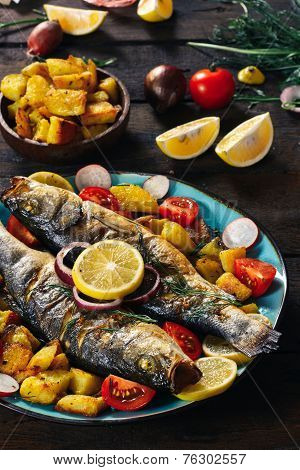 Prepared Bass Fish