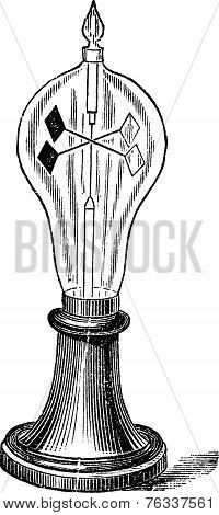Radiometer Vintage Engraving