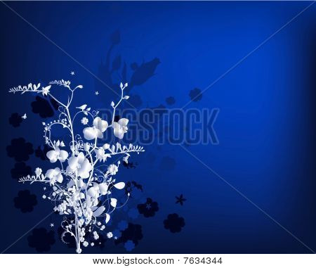 stilisierte Bouquet mit Freesien und Orchideen