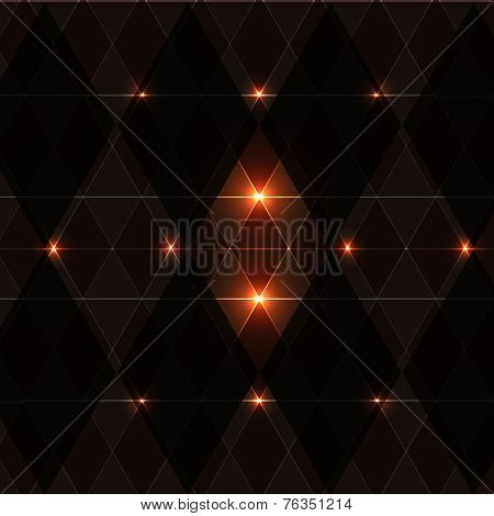 Orange Wink Vintage Pattern Background