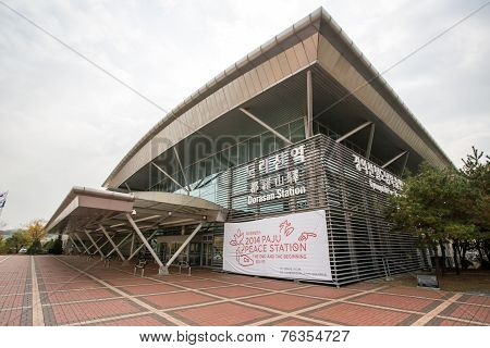Dorasan Railway Station in South Korea