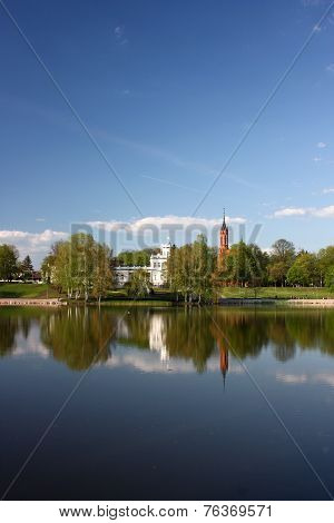 Lake Druskonis in Druskininkai, Lithuania