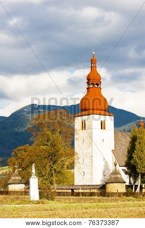 fortified church in Liptovske Matiasovce, Slovakia