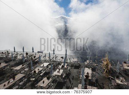 Terrace In Mountains Switserland