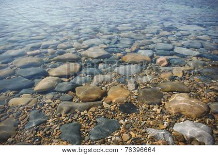 Clear sea water