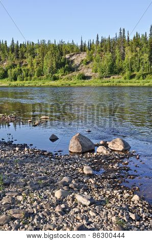 Taiga River Paga, Virgin Komi Forests.