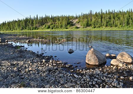 Taiga River Paga, Virgin Komi Forests.