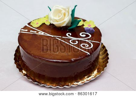 Cake On White Background
