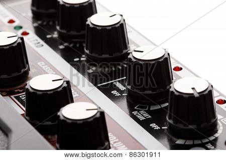 Guitar Amplifier Effects Knobs