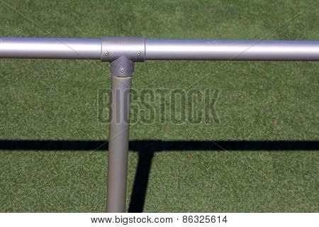 The Fence Of A Football Field