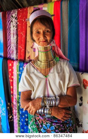 Long Neck Lady, Chiang Mai. Thailand