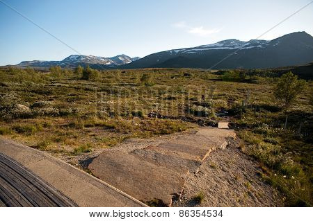 Mountain Plateau Valdresflye, Jotunheimen, Norway